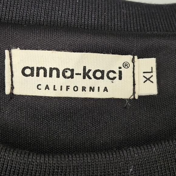 anna-kaci California Multi-Color Sequence Sparkle Long Sleeve Top Size XL - Picture 2 of 5